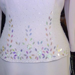 Donna Morgan Pink Bedazzled Dress